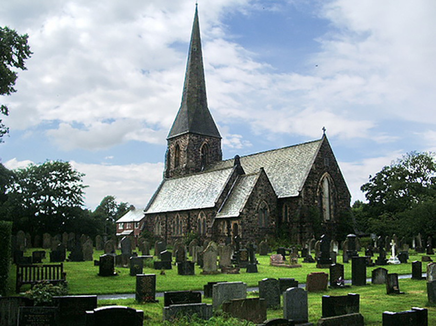 St. James Church in Leyland, Lancashire County, England, on July 15, 2007.