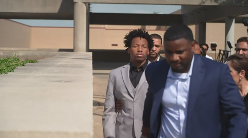 Karmelo Anthony, 17, who is the suspected killer in a fatal high school track meet stabbing in Frisco, Texas, was released from jail on April 14, 2025, after a reduction in his bond.