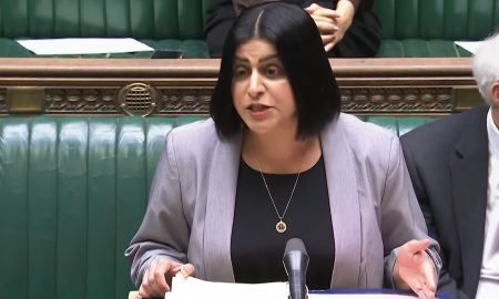 Britain's Justice Secretary Shabana Mahmood.