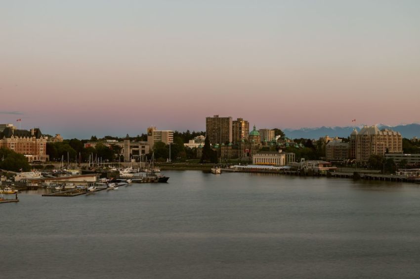 The Canadian city of Victoria, British Columbia.