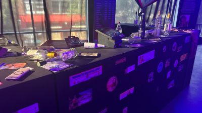 Nova Music Festival attendees tried to hide behind the bar when Hamas attacked on Oct. 7, 2023. 