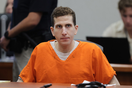 Bryan Kohberger appears at the Ada County Courthouse for his sentencing hearing on July 23, 2025, in Boise, Idaho. Kohberger pleaded guilty in exchange for being spared the death penalty for the stabbing of four University of Idaho students nearly three years ago. He faces up to four life sentences in prison.