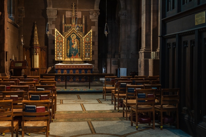 The Lady Chapel at the Cathedral of All Saints (Episcopal) in Albany, New York, New York.