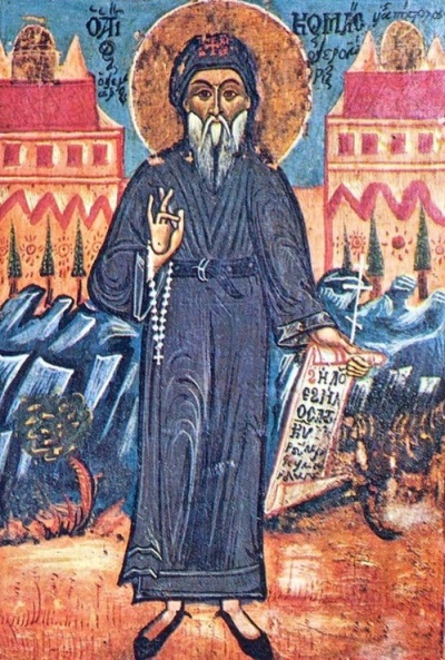 Saint Kosmas of Aetolia (c.1714-1779), a Greek Orthodox monk known for his ministry among the poor and being martyred for his faith. 