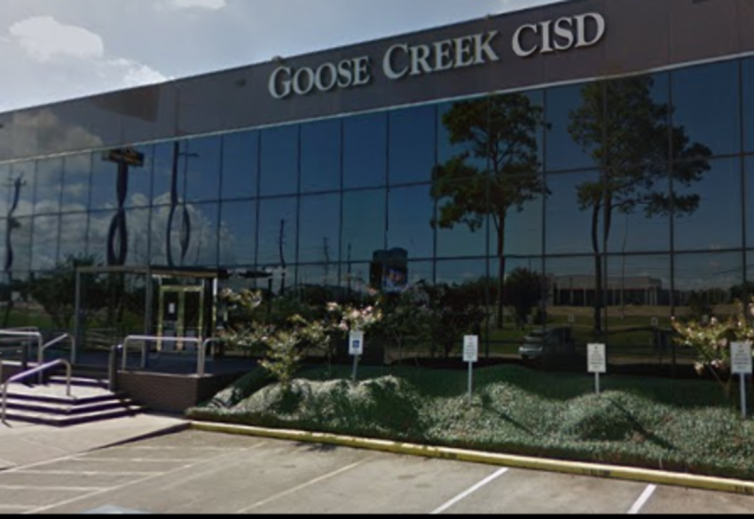 The headquarters for Goose Creek Consolidated Independent School District in Baytown, Texas. 