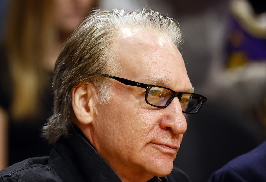 Bill Maher attends a game between the Houston Rockets and the Los Angeles Lakers at Crypto.com Arena on Dec. 2, 2023, in Los Angeles, California.