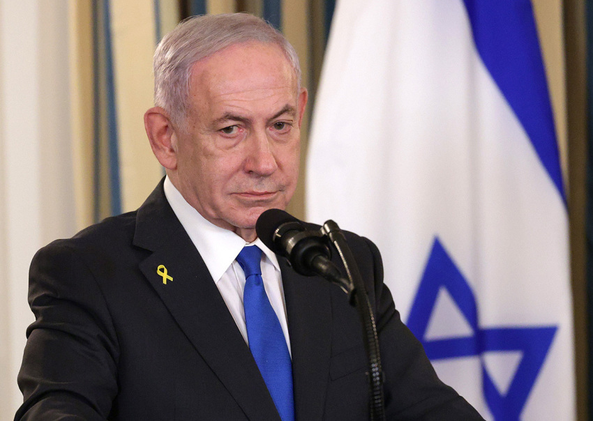 Israeli Prime Minister Benjamin Netanyahu participates in a joint news conference with President Donald Trump at the White House on Sept. 29, 2025, in Washington, D.C.