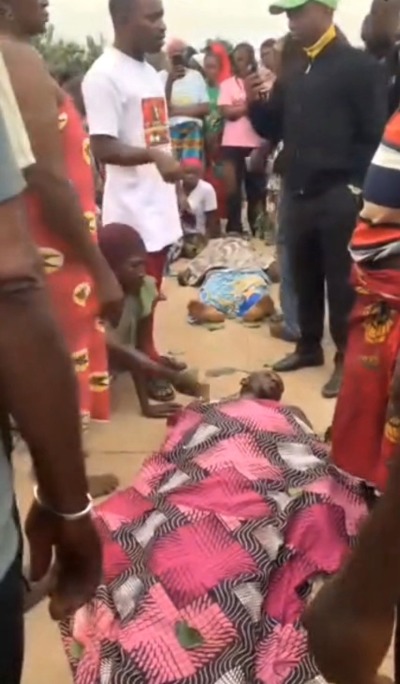 Corpses of Christians slain in Sarkin Noma village, Nasarawa state, Nigeria on Nov. 6, 2025.