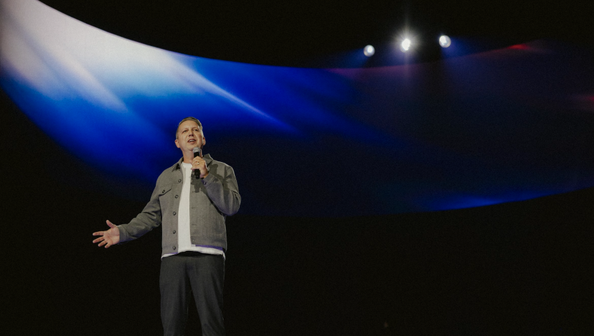 Bobby Gruenewald speaks at YouVersion's