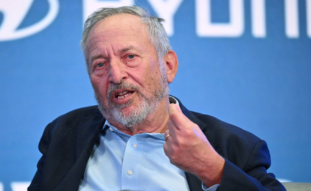 Former U.S. Treasury secretary Larry Summers speaks during the World Economic Summit in Washington, D.C., on April 17, 2024. 