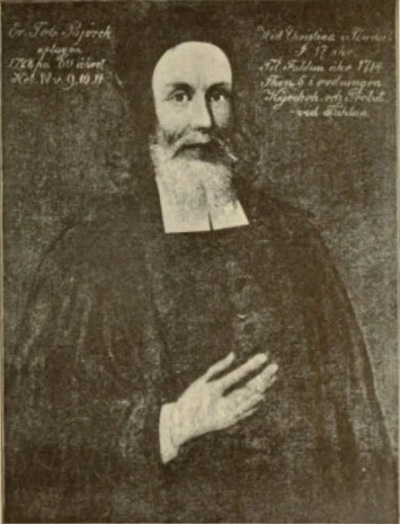 Justus Falckner (1672-1723), a German immigrant to North America who would become the first Lutheran pastor ordained in what became the United States. 