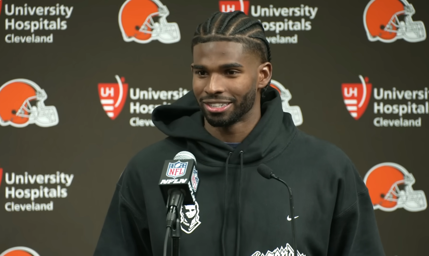 Cleveland Browns quarterback, Shedeur Sanders.