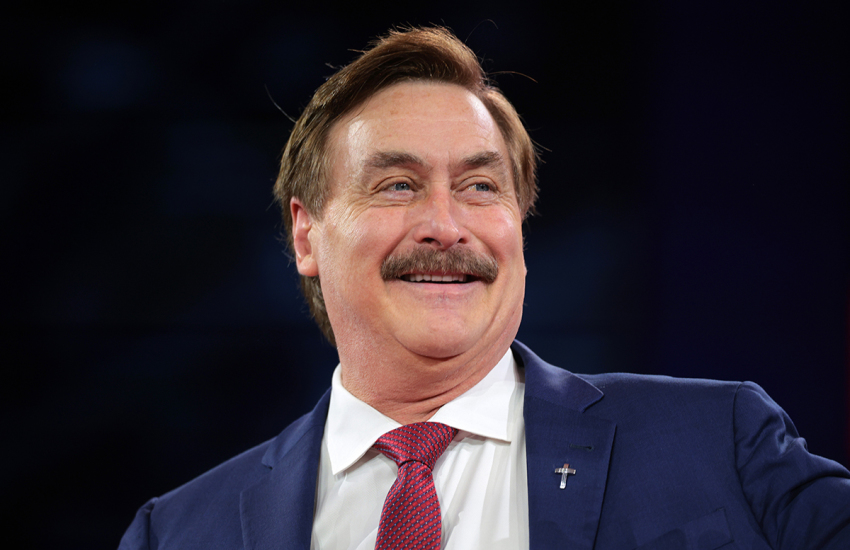 CEO of My Pillow Mike Lindell speaks at the Conservative Political Action Conference (CPAC) at the Gaylord National Resort Hotel and Convention Center on Feb. 21, 2025, in Oxon Hill, Maryland. The annual four-day gathering brings together conservative U.S. lawmakers, international leaders, media personalities and businessmen to discuss and champion conservative ideas.