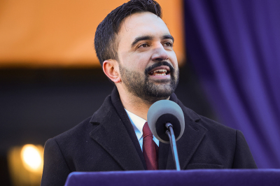New York City Mayor Zohran Mamdani speaks at his ceremonial inauguration at City Hall on Jan. 1, 2026.
