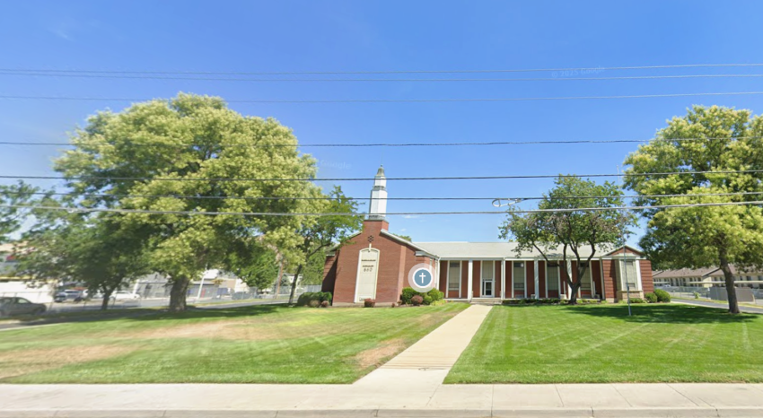 The Rose Park 5th Ward meetinghouse of the Church of Jesus Christ of Latter-day Saints in Salt Lake City, Utah.