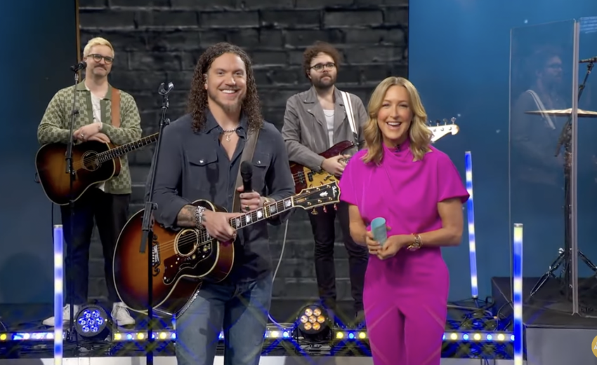 Brandon Lake performs on "Good Morning America"