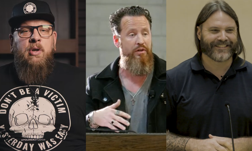 Apologia Church pastors and elders (from L-R) Luke Pierson, Jeff Durbin and Zack Morgan 