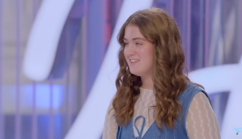 Lainey Grace, 16, sings an original song by Kyndal Inskeep during an audition for "American Idol" that aired on Jan. 26, 2026.