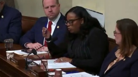 Rep. LaMonica McIver, D-N.J., speaks during a House Homeland Security Committee hearing on Feb. 10, 2026.