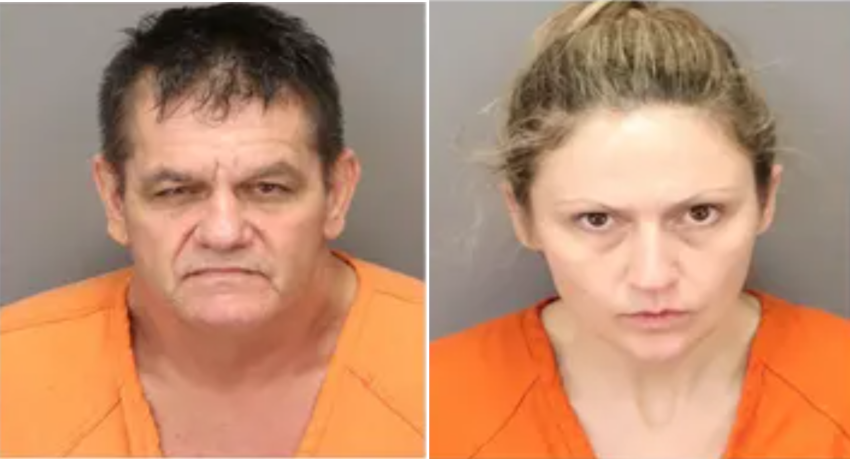Pastor Robert Dell (L) and his wife Jaclyn (R).