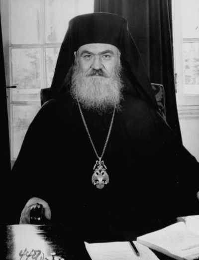Greek Orthodox Archbishop of Athens Damaskinos (1891-1949), a prominent Orthodox Church leader known for openly opposing the Nazi mistreatment of Greek Jews.