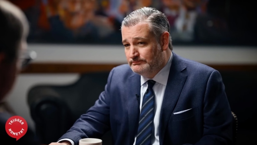Sen. Ted Cruz, R-Texas, appears during an episode of the "Triggernometry" podcast on March 22, 2026.