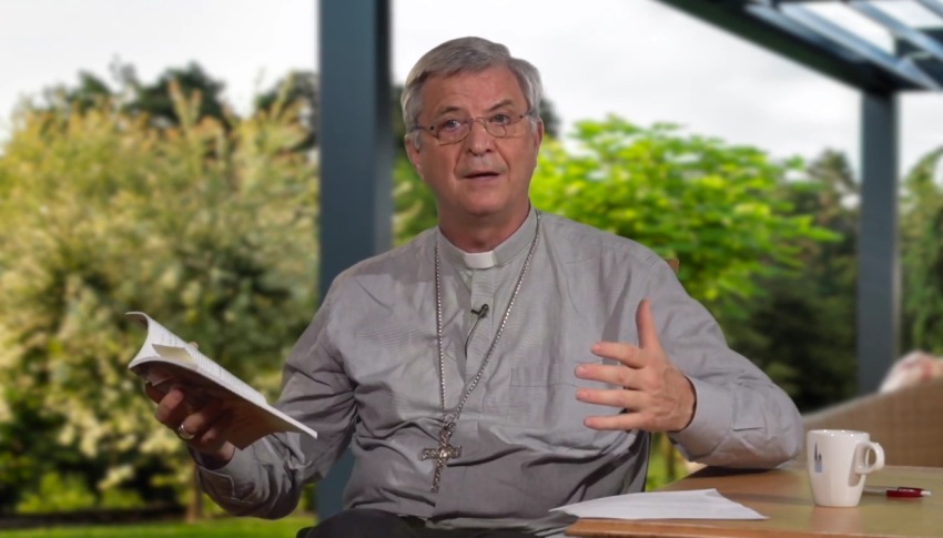 Bishop Johan Bonny of the Catholic Diocese of Antwerp in Belgium, speaking in a video from June 2021.