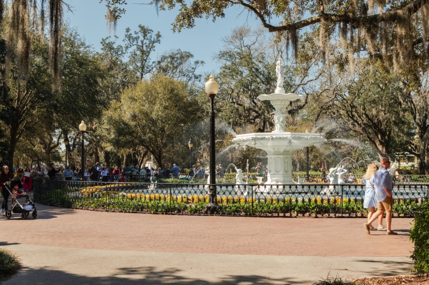 Forsyth Park in Savannah, Georgia.