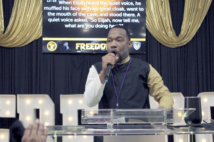 Pastor Darthanian Nichols of Breaking Chains Outreach Ministries in Detroit, Michigan, is also a licensed therapist and social worker.