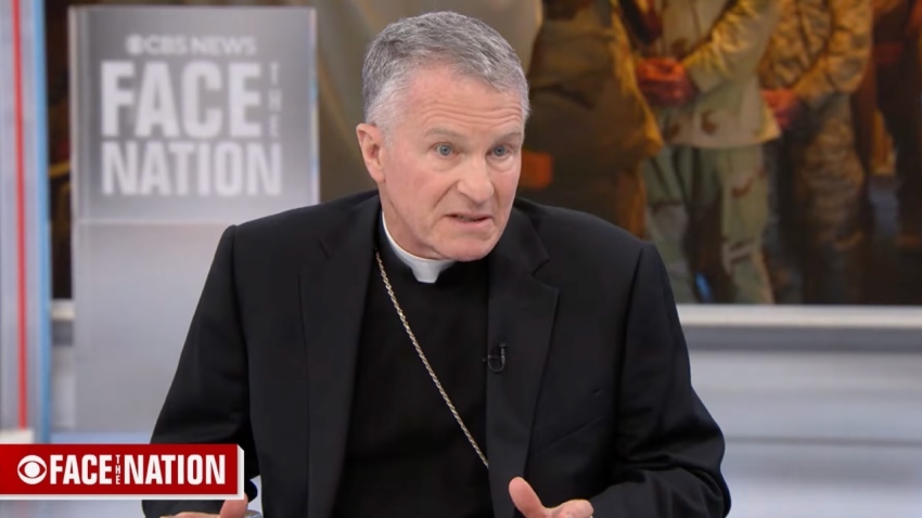 Archbishop Timothy Broglio claimed the war in Iran does not meet the Roman Catholic Church's criteria for a just war during an interview on CBS'