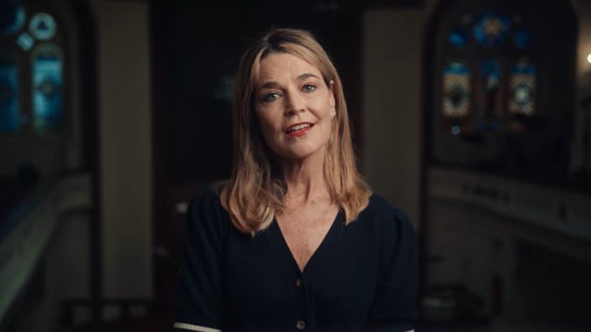Savannah Guthrie delivers an Easter video message for Good Shepherd New York on April 5, 2026.
