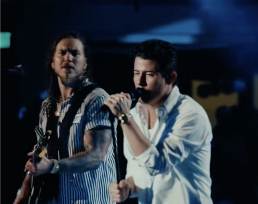 Brandon Lake and Nick Jonas