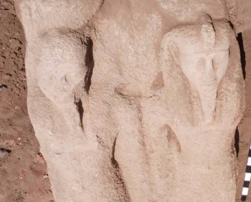 A statue was unearthed during an archaeological mission at the Tel Faraoun site in Sharqia Governorate of Egypt, according to an April 22 statement released by the Egyptian Ministry of Tourism and Antiquities and the Supreme Council of Antiquities.