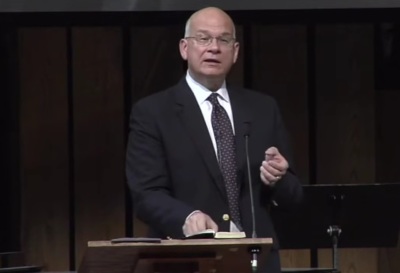 Pastor and best-selling author Timothy Keller gives the keynote address at the inaugural Gospel Coalition conference, held in May 2007.