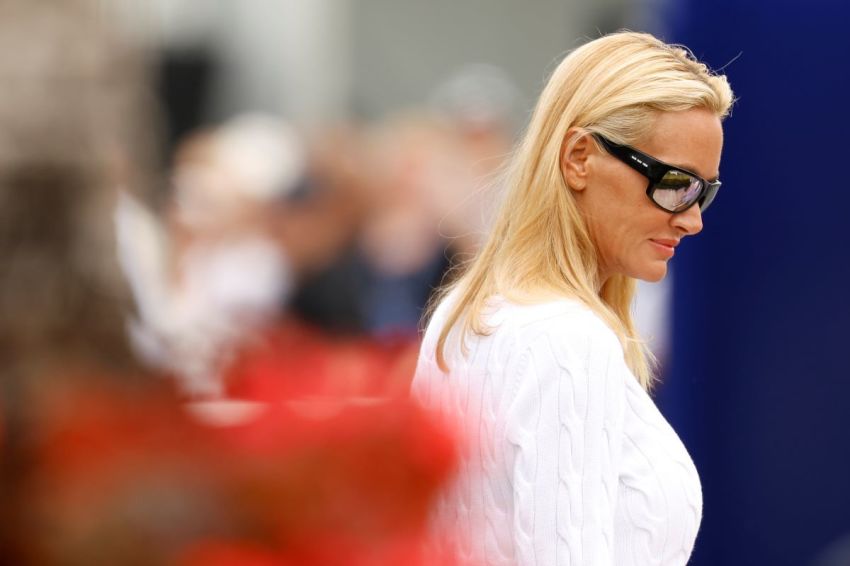 Vanessa Trump arrives at the course during the final round of the Cadillac Championship 2026 at Trump National Doral Miami on May 03, 2026, in Doral, Florida. 