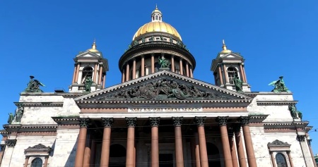 St. Isaac's Cathedral of St. Petersburg, Russia.