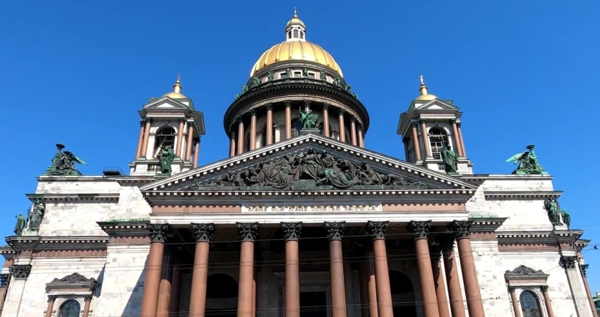 St. Isaac's Cathedral of St. Petersburg, Russia.