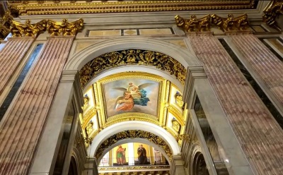 St. Isaac's Cathedral of St. Petersburg, Russia.