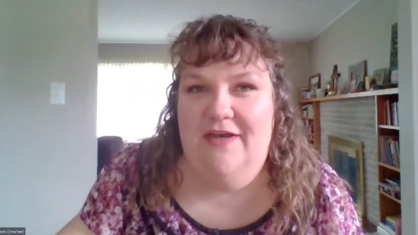 Suzanne Swierc, above, will receive $225,000 to settle her lawsuit against Ball State University in Muncie, Indiana, for firing her over her Facebook post criticizing Charlie Kirk after his murder.
