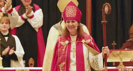 The Right Rev. Sarah K. Fisher is installed as the ninth bishop of The Episcopal Diocese of East Carolina on May 23, 2026.