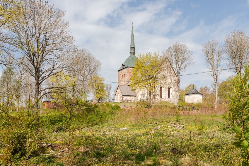 The Church of St. John the Baptist in Sund, Åland. 