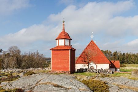 St. Anna’s Church on Hamnö in Kökar, Åland. 