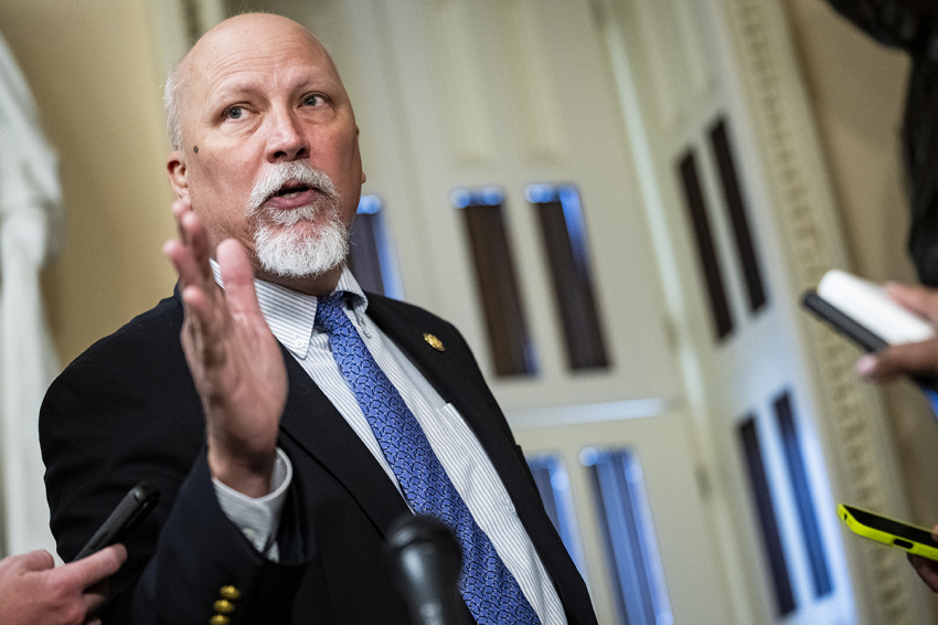 Rep. Chip Roy, R-Texas, speaks to reporters after passage of a Department of Homeland Security funding bill, on April 30, 2026, at the U.S. Capitol in Washington, D.C. The Department of Homeland Security has been shutdown for weeks as a funding patch is worked out between House and Senate Republicans.