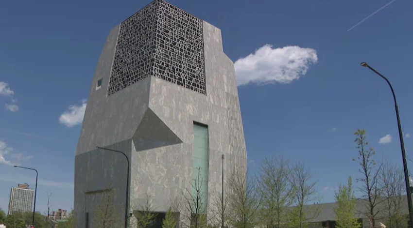 The exterior of the Obama Presidential Center in Chicago, Illinois.