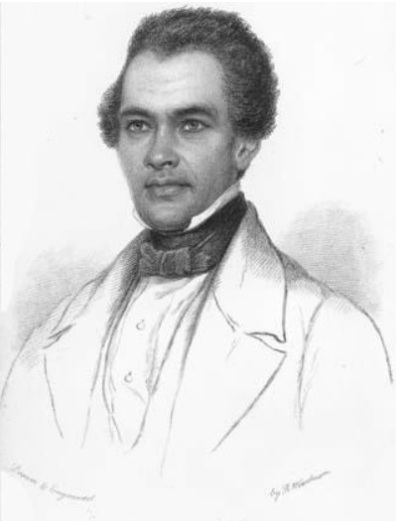 William Wells Brown (c.1814-1884), an African American author and playwright who escaped slavery and became an outspoken abolitionist.