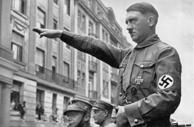 Adolf Hitler (1889 - 1945) in Munich in the spring of 1932. 