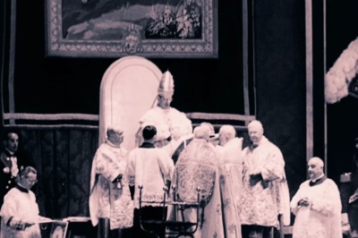 Pope Paul VI was coronated during a ceremony in June 1963. As of June 2026, this is the last such papal coronation ceremony ever held. | YouTube/Victor Mochere