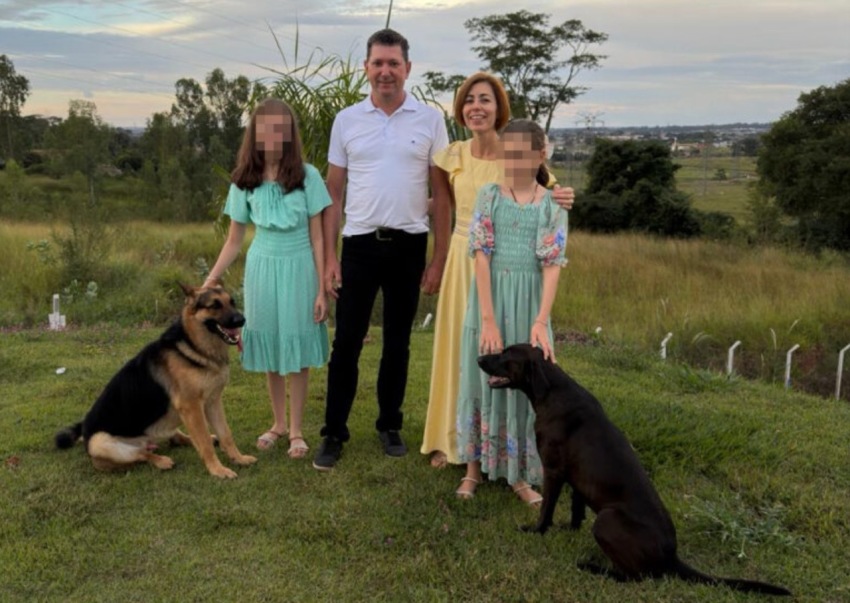 Audato and Ieda Denardi with their children