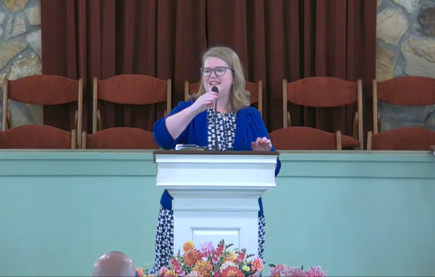 The Rev. Erin Hall is the interim pastor of Maranatha Baptist Church in Plains, Georgia.