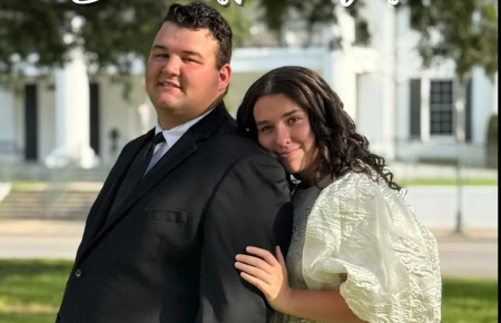 Jay Brady (L) and his late wife Katie Brady (R).